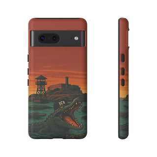 Alligator Alcatraz Hard Shell Tough Phone Case