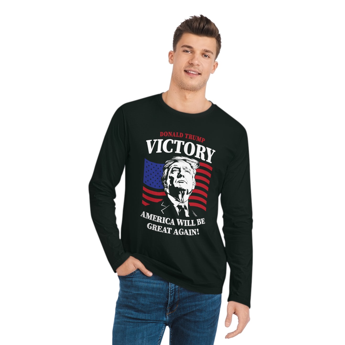 President Trump Victory Long Sleeve Shirt