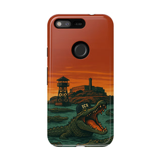 Alligator Alcatraz Hard Shell Tough Phone Case