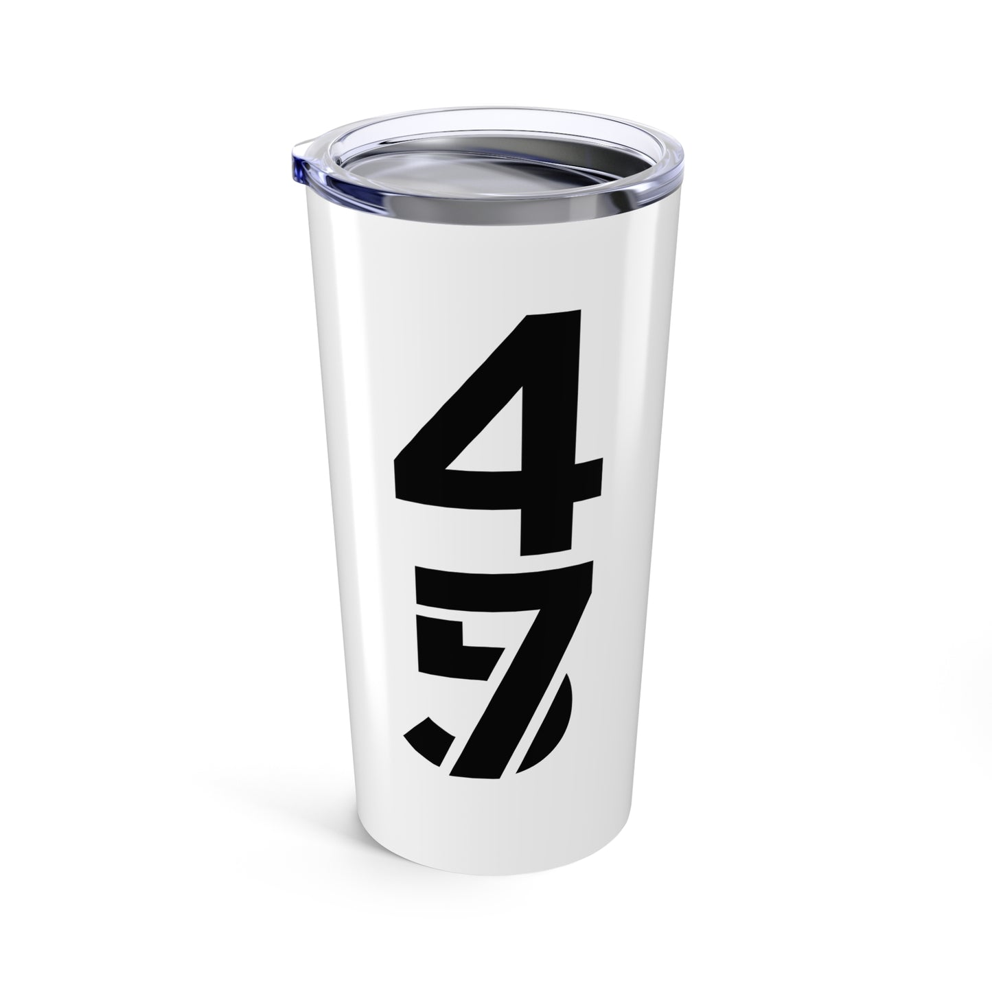 MAGA White and Black Tumbler 20oz