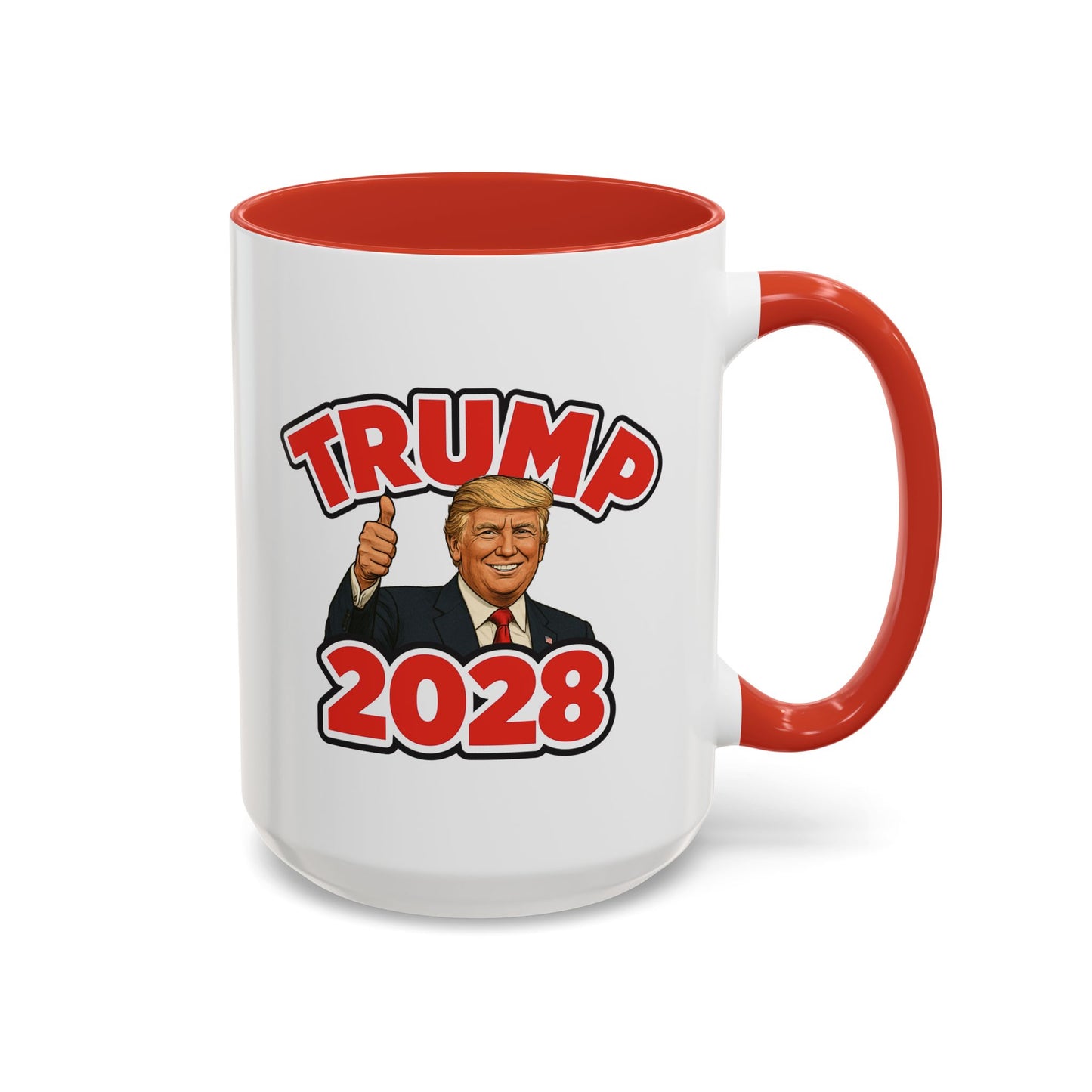 Trump 2028 “Thumbs Up” Mug – 11oz & 15oz