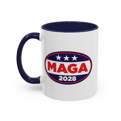 MAGA 2028 Patriotic Coffee Mug – 11oz & 15oz