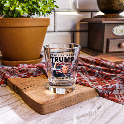 Take a Shot for Trump Shot Glass