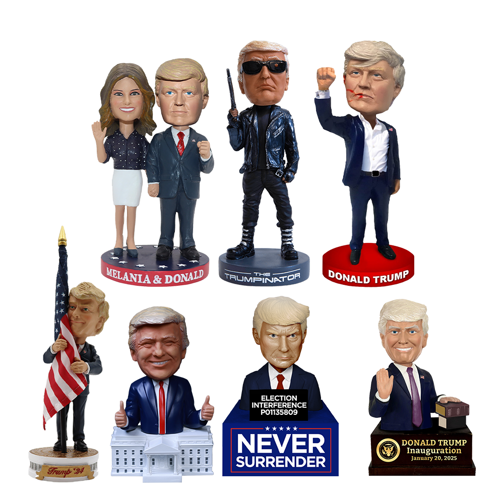 [SAVE 40%] Trump Legacy Bobblehead Collection