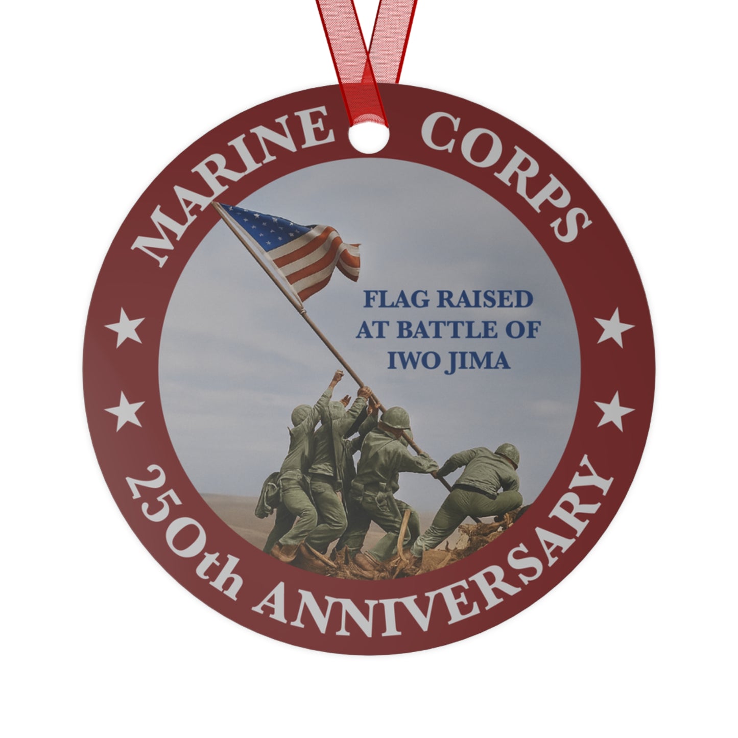 Marine Corps 250th Anniversary Christmas Tree Ornament