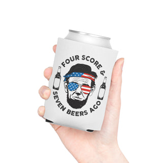 Four Score Seven Beers Ago Can Koozie