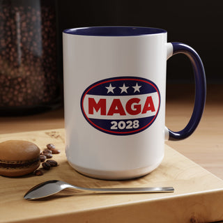 MAGA 2028 Patriotic Coffee Mug – 11oz & 15oz
