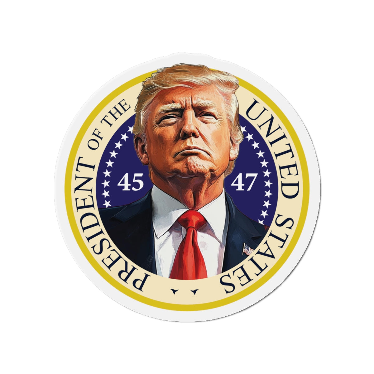 Trump 45/47th Presidential Magnet