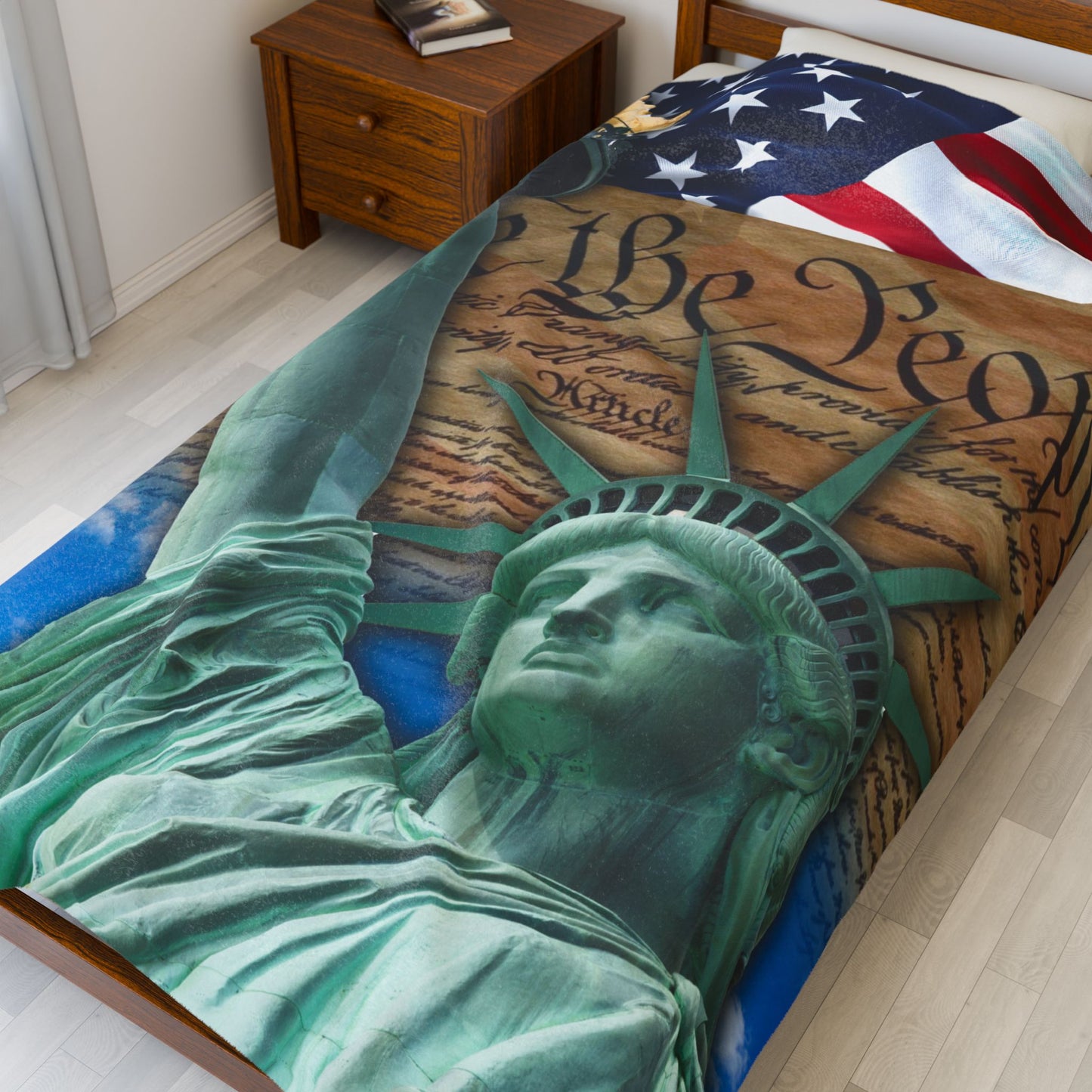 We The People Plush Blanket