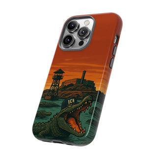 Alligator Alcatraz Hard Shell Tough Phone Case