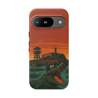 Alligator Alcatraz Hard Shell Tough Phone Case