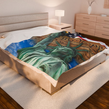 We The People Plush Blanket