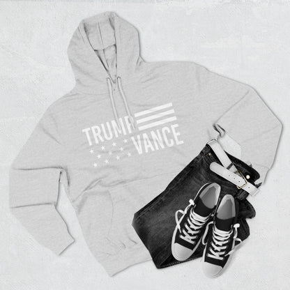 Trump Vance Flag Fleece Hoodie