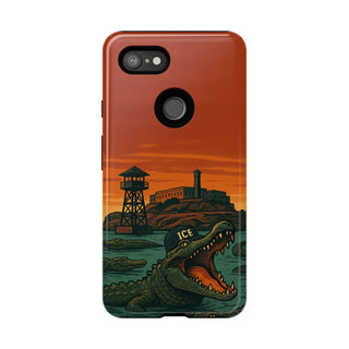 Alligator Alcatraz Hard Shell Tough Phone Case