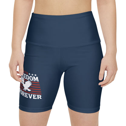 1776 Freedom Forever Women's Workout Shorts