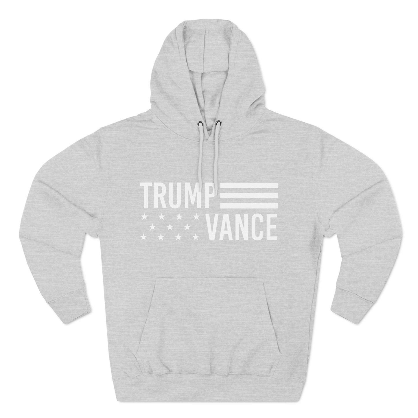 Trump Vance Flag Fleece Hoodie