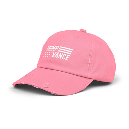 Trump Vance Flag Distressed Cap