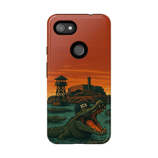 Alligator Alcatraz Hard Shell Tough Phone Case