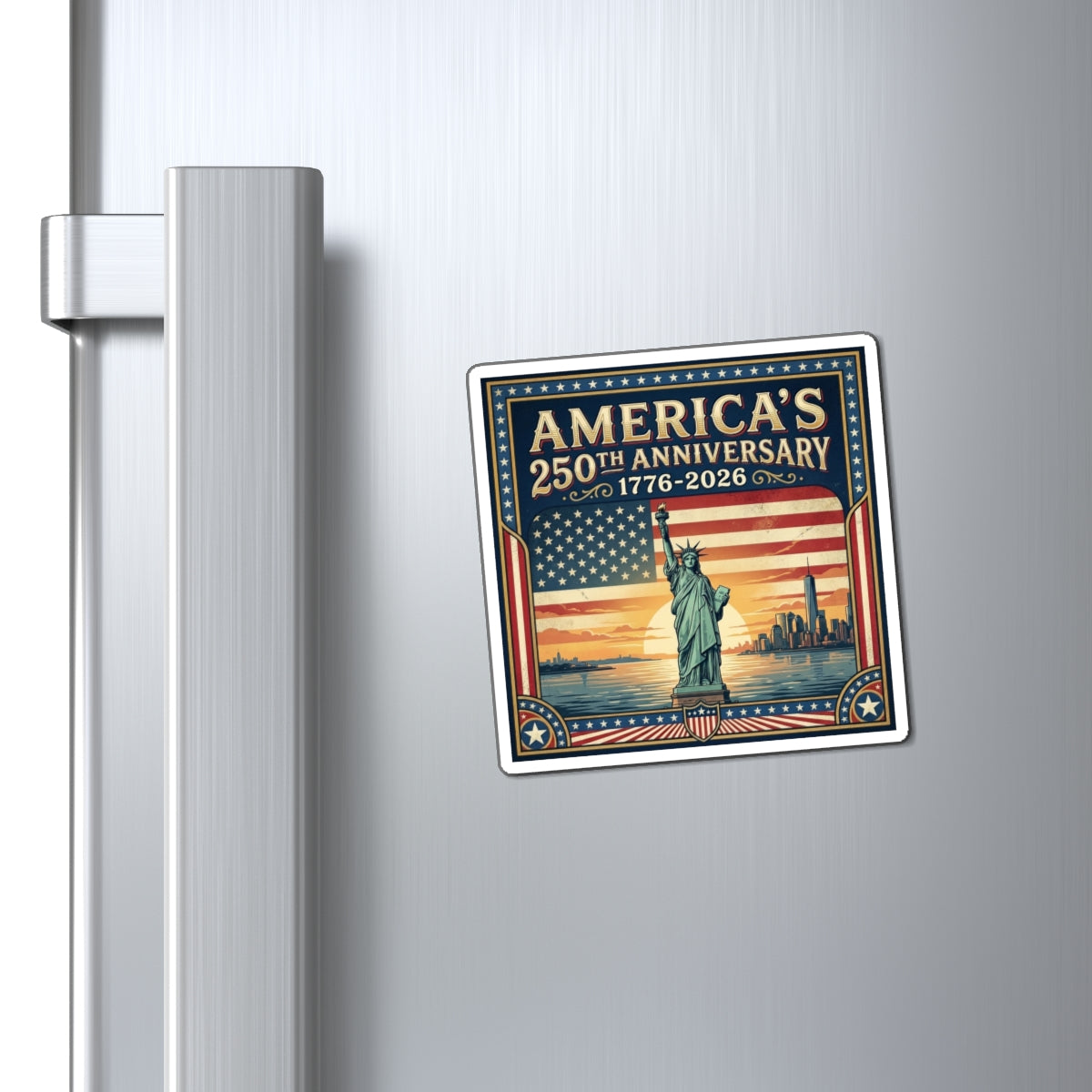 Statue of Liberty - America's 250th 1776-2026 Refrigerator Magnet