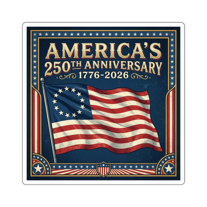 All 18 America 250th Anniversary Stickers (Save 25%)