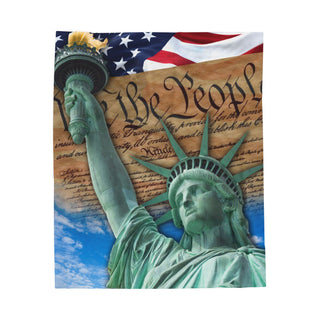 We The People Plush Blanket