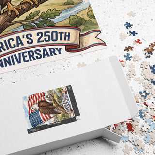 America's 250th Anniversary Eagle Puzzle - Patriotic Jigsaw