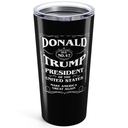 Donald Trump Whiskey Label Tumbler 20oz