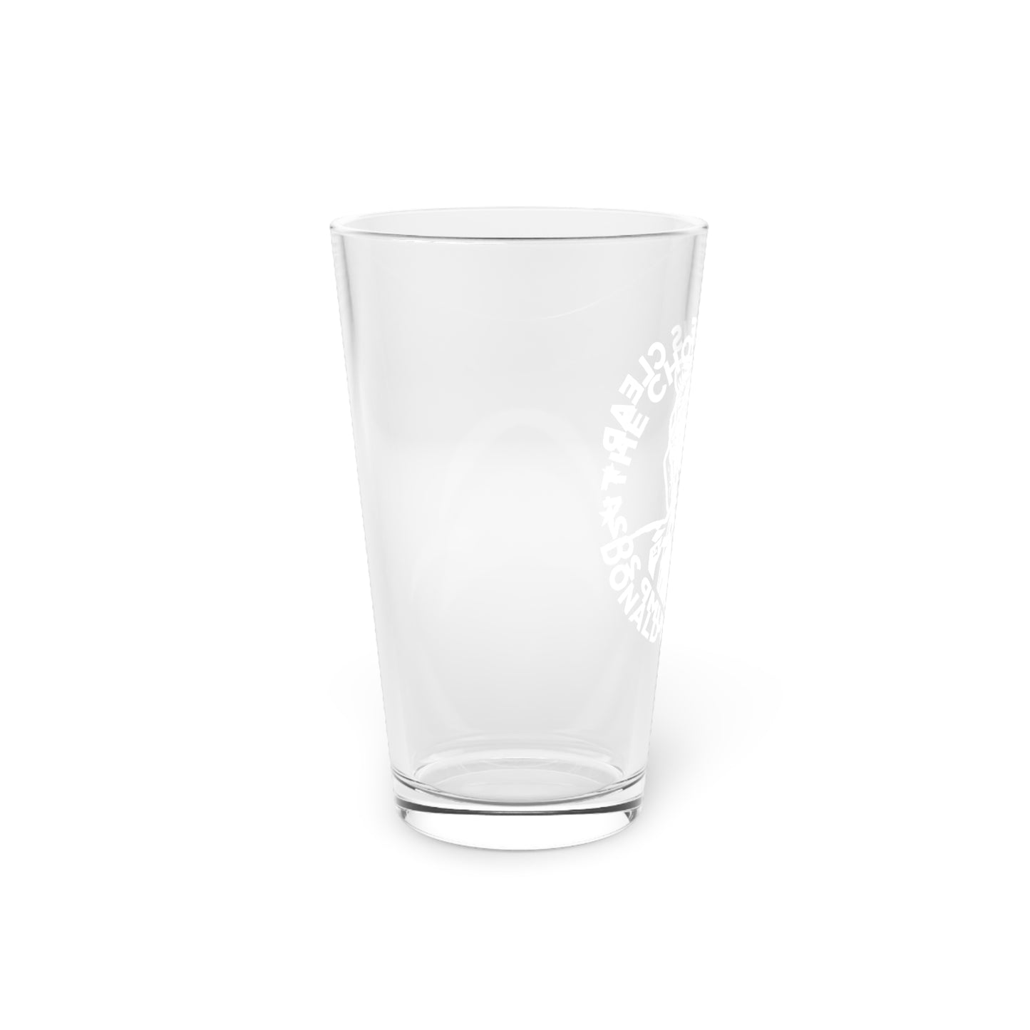 The Choice is Clear Pint Glass, 16oz