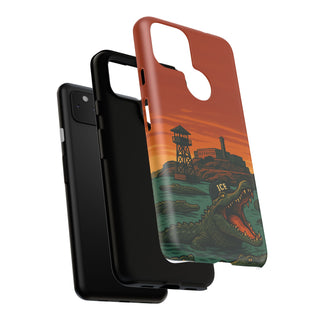 Alligator Alcatraz Hard Shell Tough Phone Case
