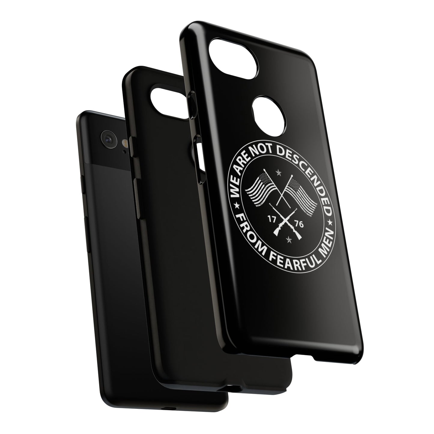 We Are Not Descended From Fearful Men Hard Shell Tough Phone Case