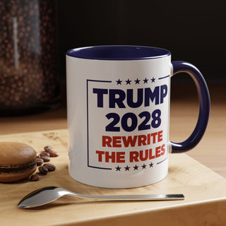Trump 2028 “Rewrite the Rules” Mug – 11oz & 15oz