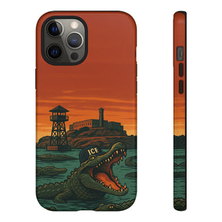 Alligator Alcatraz Hard Shell Tough Phone Case