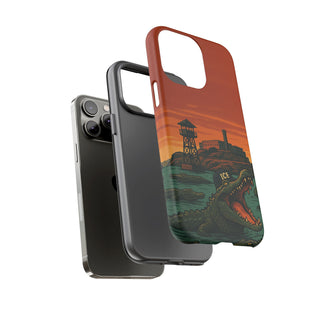 Alligator Alcatraz Hard Shell Tough Phone Case
