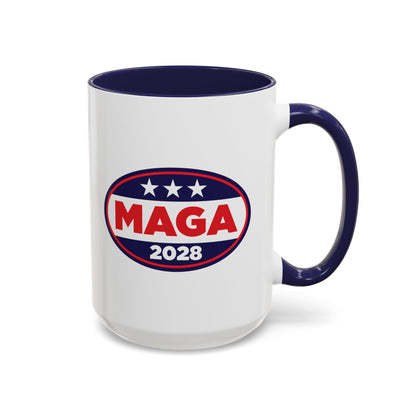MAGA 2028 Patriotic Coffee Mug – 11oz & 15oz