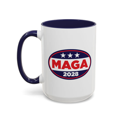 MAGA 2028 Patriotic Coffee Mug – 11oz & 15oz