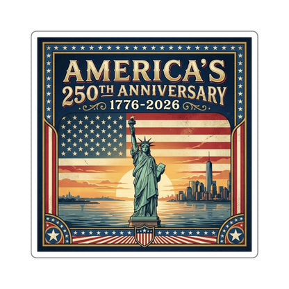 All 18 America 250th Anniversary Stickers (Save 25%)