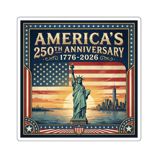 Statue of Liberty - America 250th Anniversary Square Sticker
