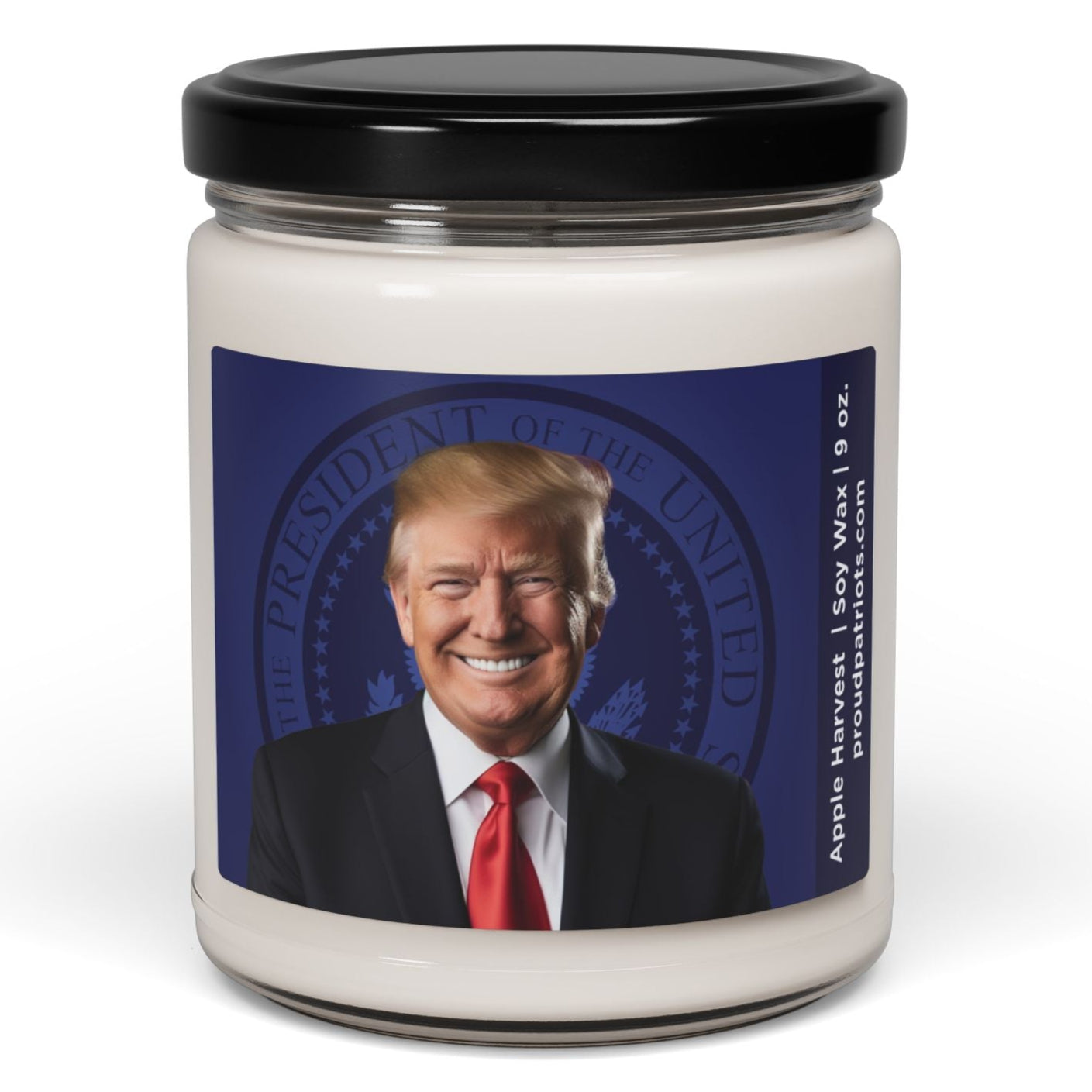 President Trump Portrait Scented Soy Candle, 9oz