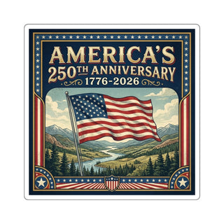 All 18 America 250th Anniversary Stickers (Save 25%)