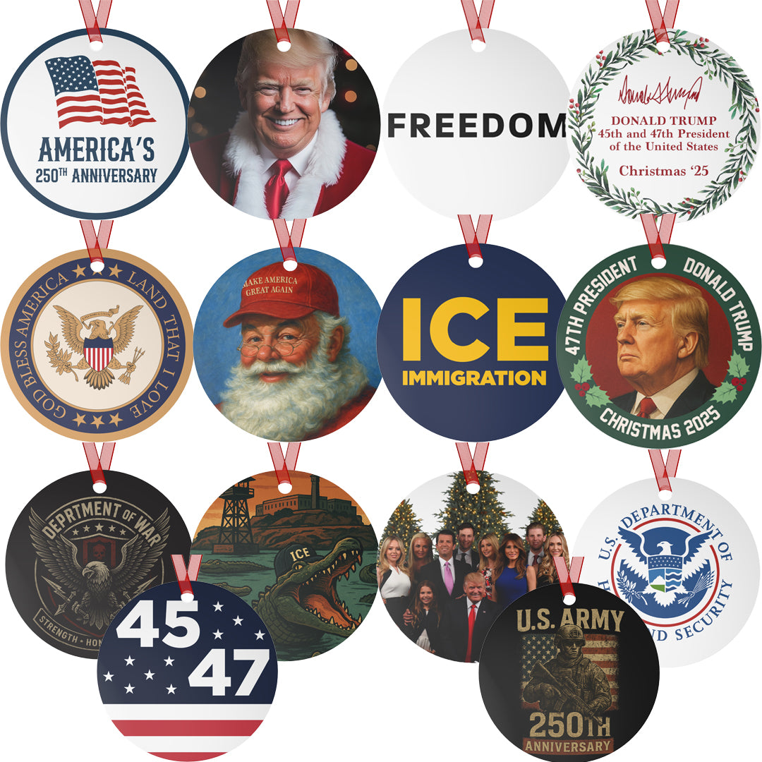 All 14 New Patriotic Christmas Tree Ornaments (Save 10%)