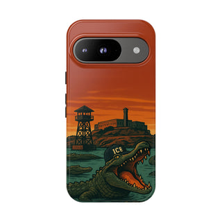 Alligator Alcatraz Hard Shell Tough Phone Case