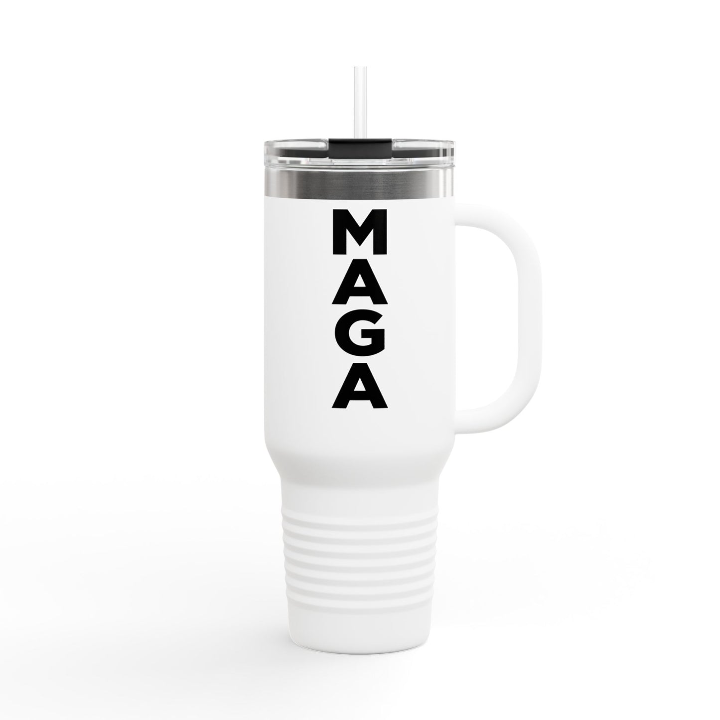 White MAGA 45/47 Insulated Travel Mug, 40oz