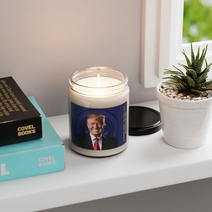 President Trump Portrait Scented Soy Candle, 9oz