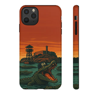 Alligator Alcatraz Hard Shell Tough Phone Case
