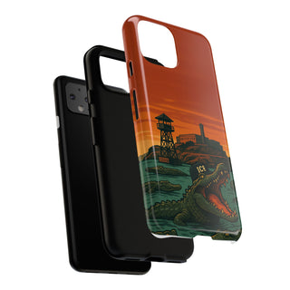 Alligator Alcatraz Hard Shell Tough Phone Case