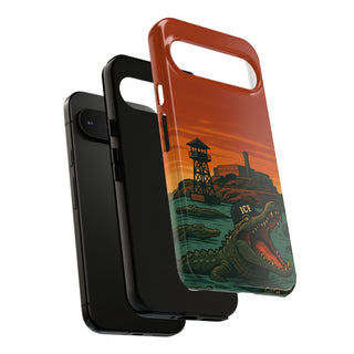 Alligator Alcatraz Hard Shell Tough Phone Case