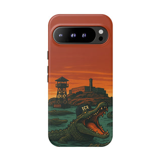 Alligator Alcatraz Hard Shell Tough Phone Case