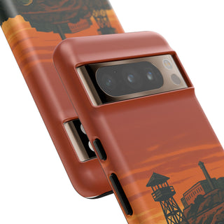 Alligator Alcatraz Hard Shell Tough Phone Case