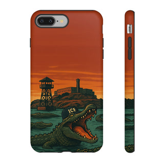 Alligator Alcatraz Hard Shell Tough Phone Case