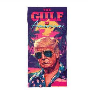 Gulf of America Vintage-Style Beach Towel